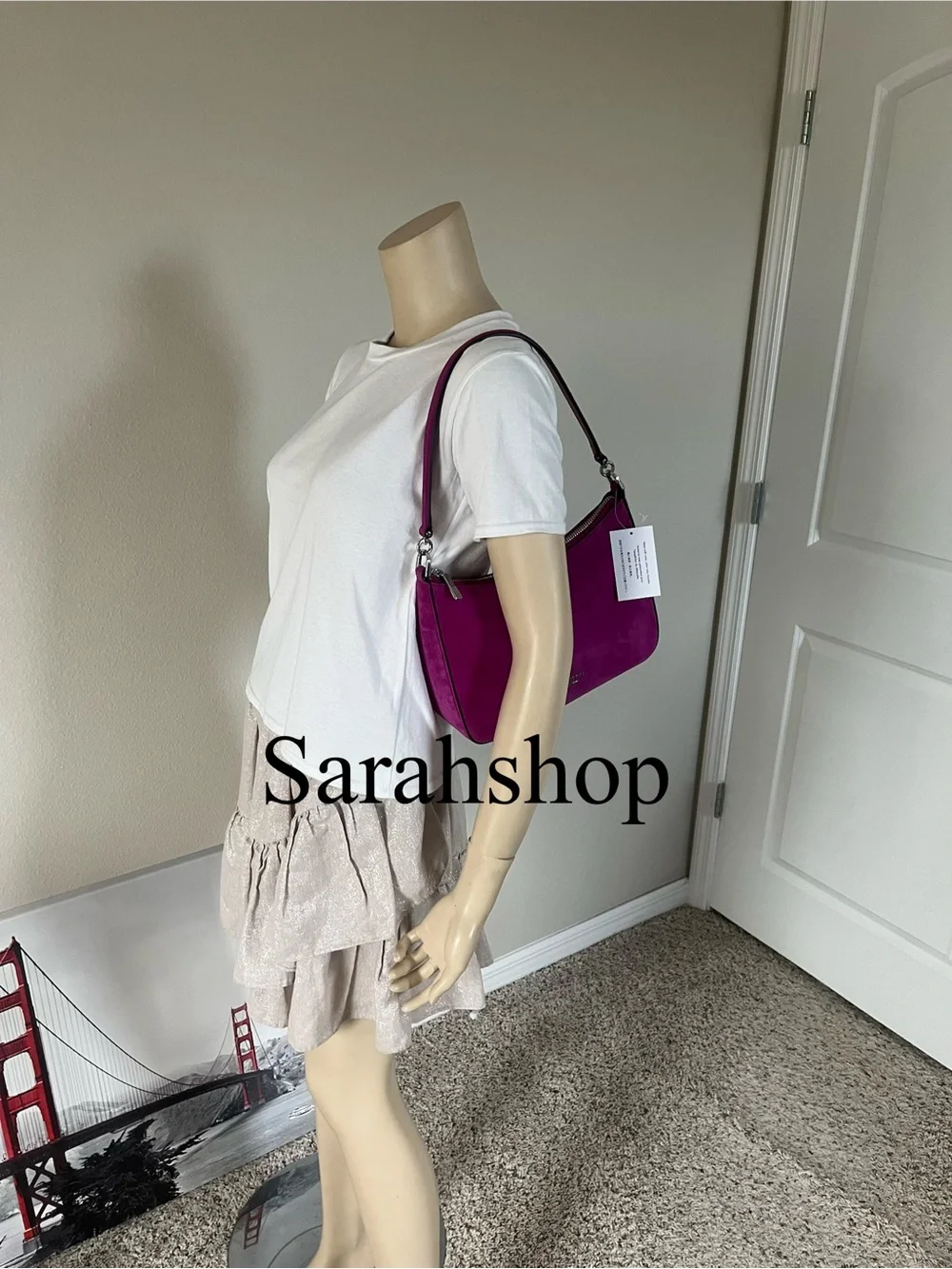 ♠️Kate Spade Margot Suede Medium Shoulder Bag